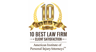 10 Best 2016-2022 | 10 Best Law Firm Client Satisfaction | American Institute Of Personal Injury Attorneys